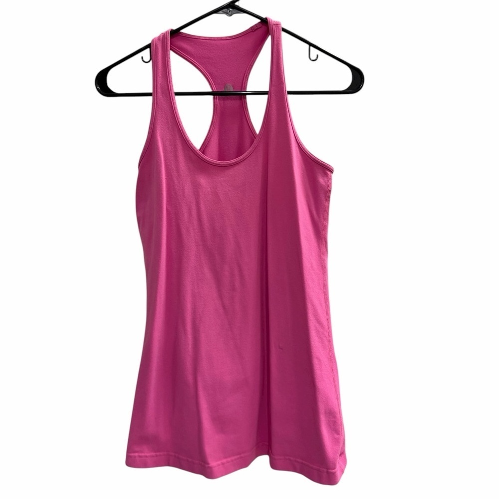 LULULEMON Cool Racerback Tank Top Sonic Pink Size 6 Estimated